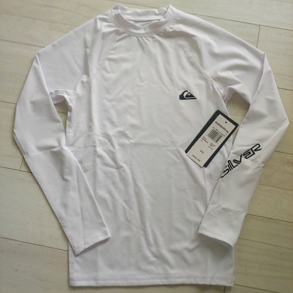 QUIKSILVER NEW youth All Time Long Sleeve Rashguard - Picture 7 of 9